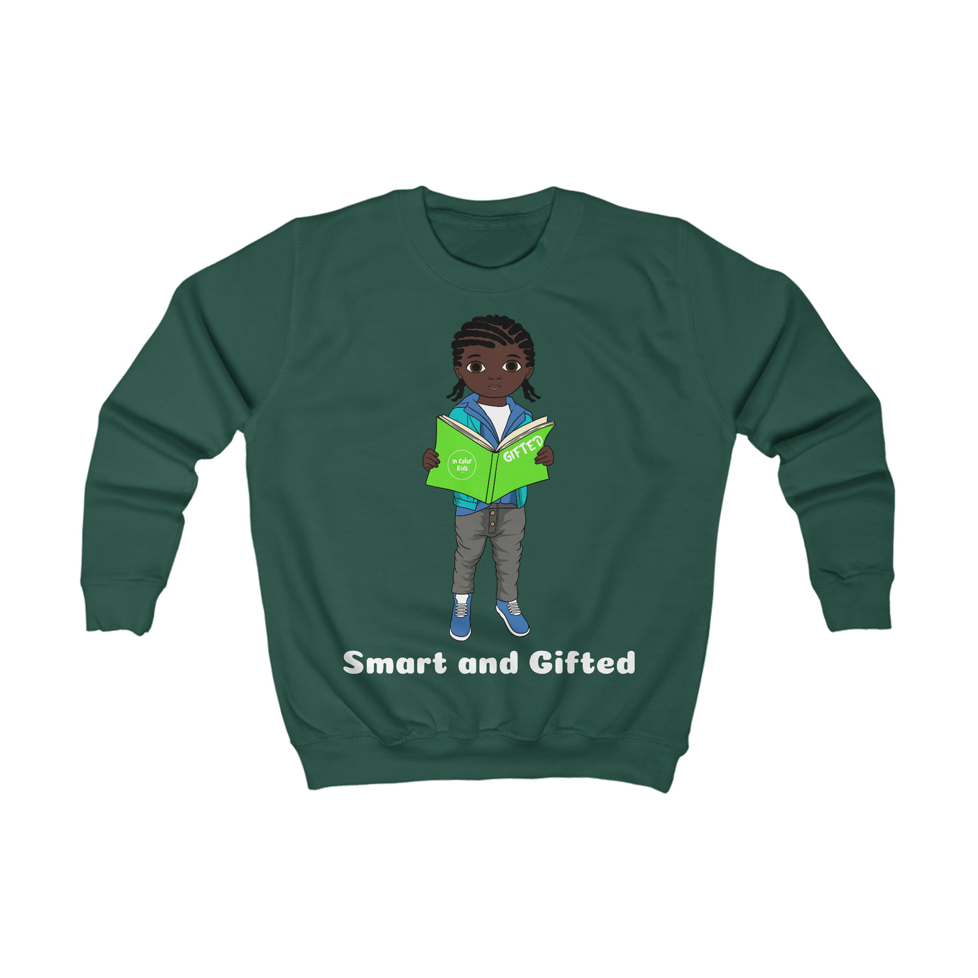 Smart and Gifted Sweatshirt - Dark Chocolate