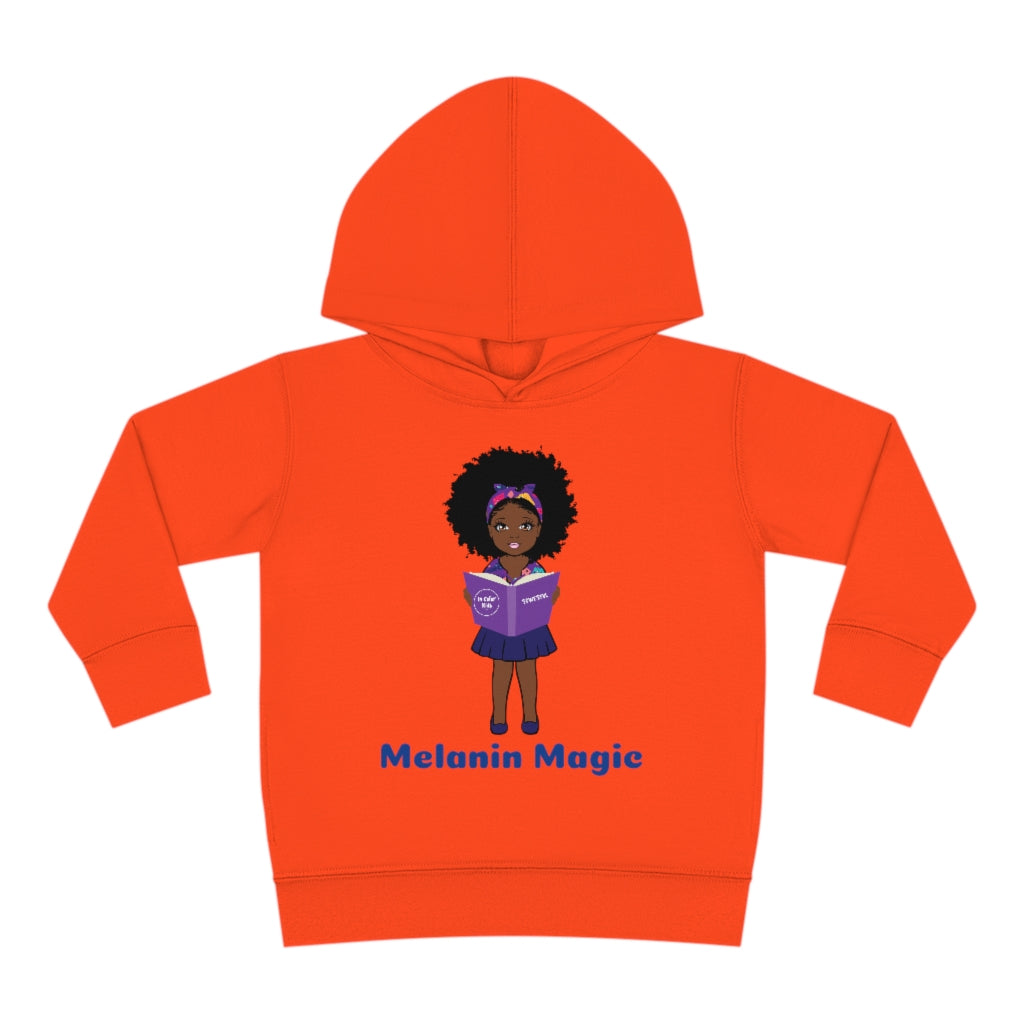 Melanin Magic Girl Pullover Hoodie - Chocolate