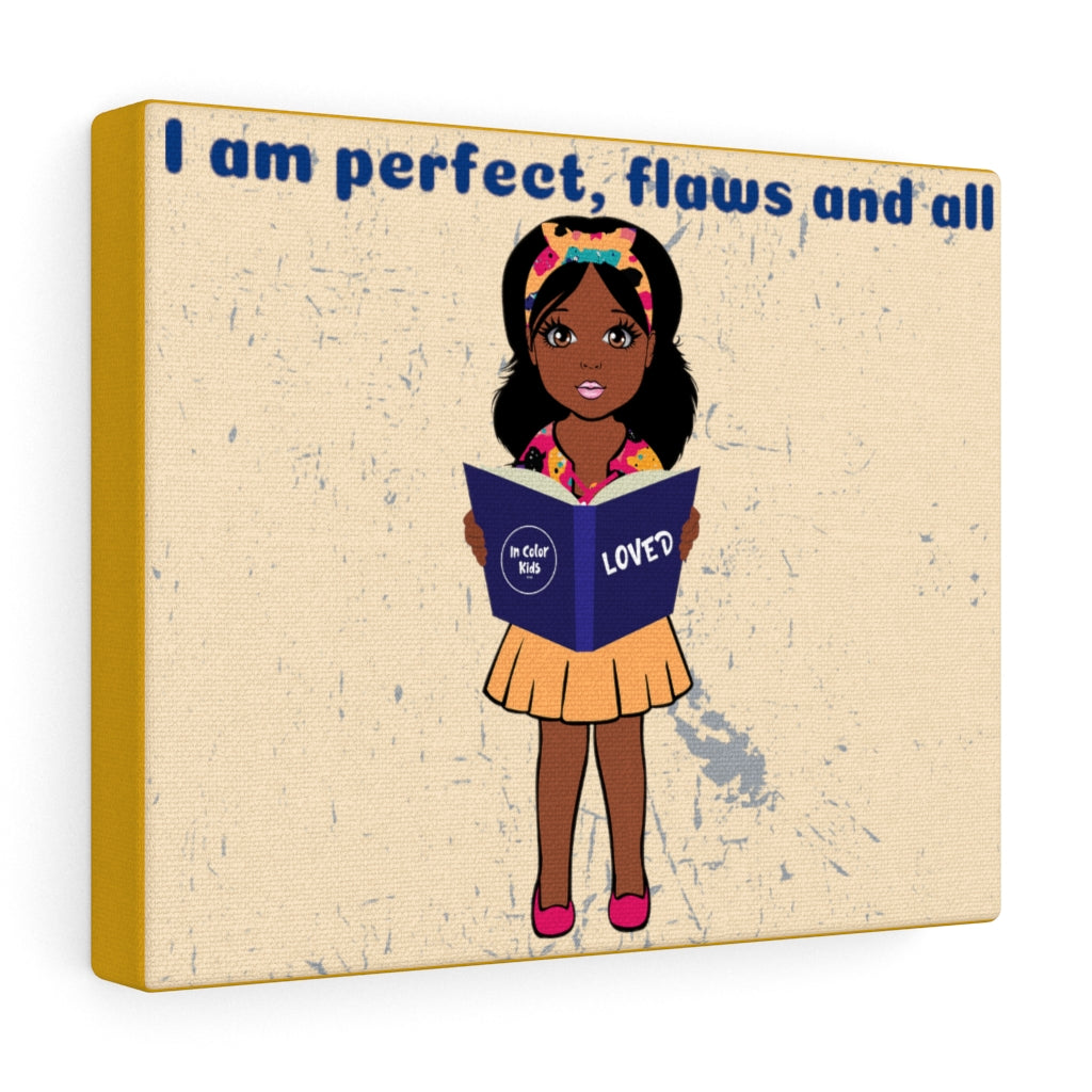 Flaws and All Girl Canvas - Cinnamon