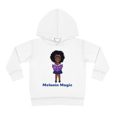 Melanin Magic Girl Pullover Hoodie - Chocolate