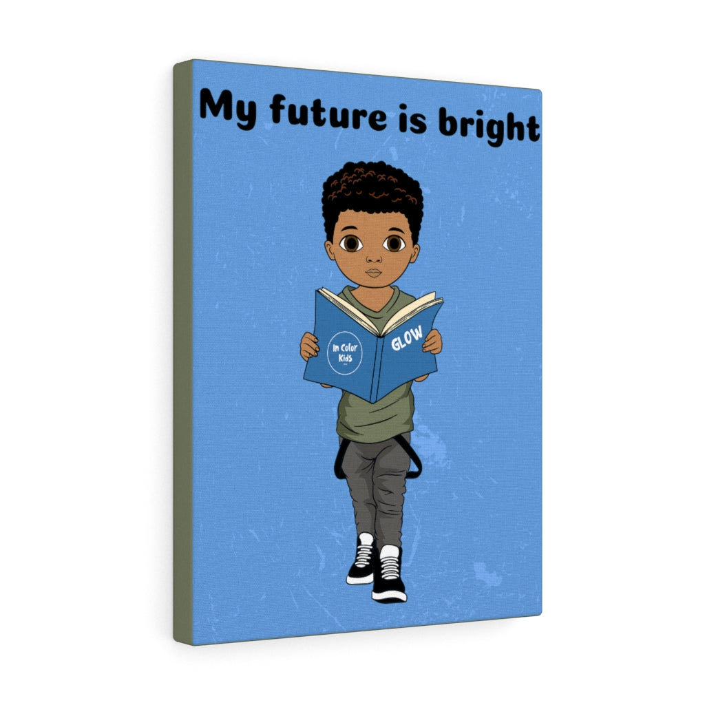 Bright Future Boy Canvas - Mocha