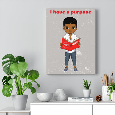 Purposeful Boy Canvas - Caramel
