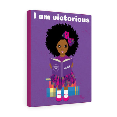 Victorious Girl Canvas - Caramel