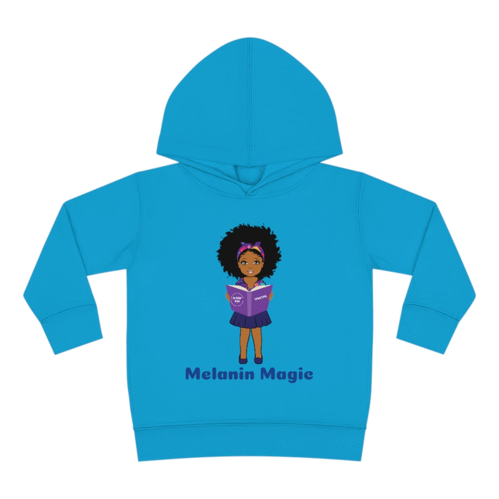 Melanin Magic Girl Pullover Hoodie - Caramel