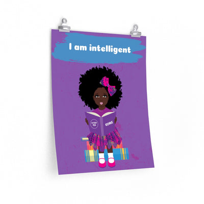 Intelligent Girl Poster - Cocoa