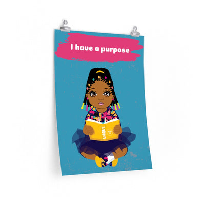 Purposeful Girl Poster - Caramel