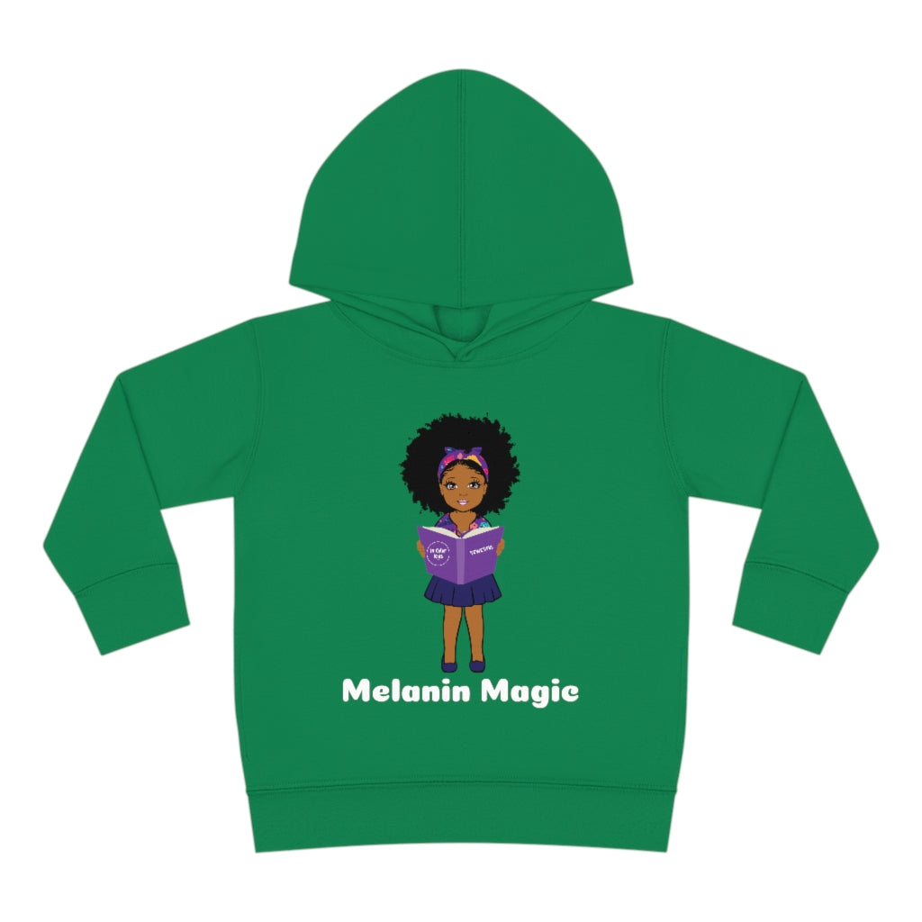 Melanin Magic Girl Pullover Hoodie - Caramel