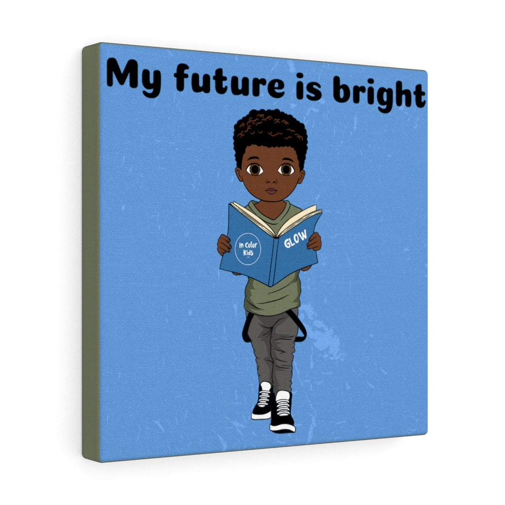 Bright Future Boy Canvas - Chocolate