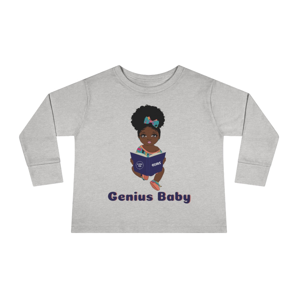 Genius Baby Long Sleeve Shirt - Chocolate