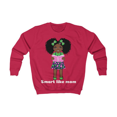 Smart Girl Sweatshirt - Chocolate