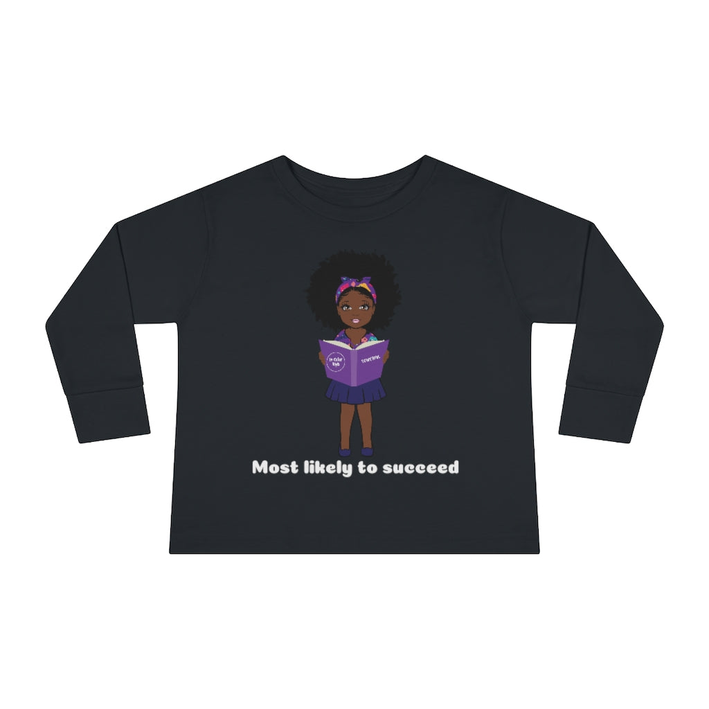 Most Likely to Succeed Long Sleeve Shirt - Chocolate