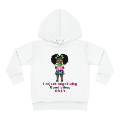 Good Vibes Girl Pullover Hoodie - Chocolate