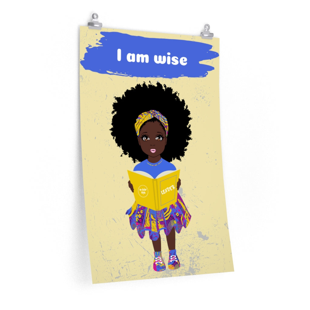 Wise Girl Poster - Cocoa
