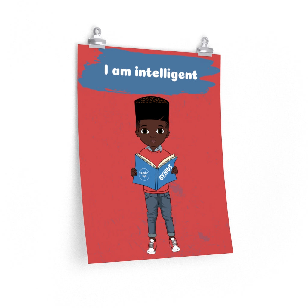 Intelligent Boy Poster - Dark Chocolate