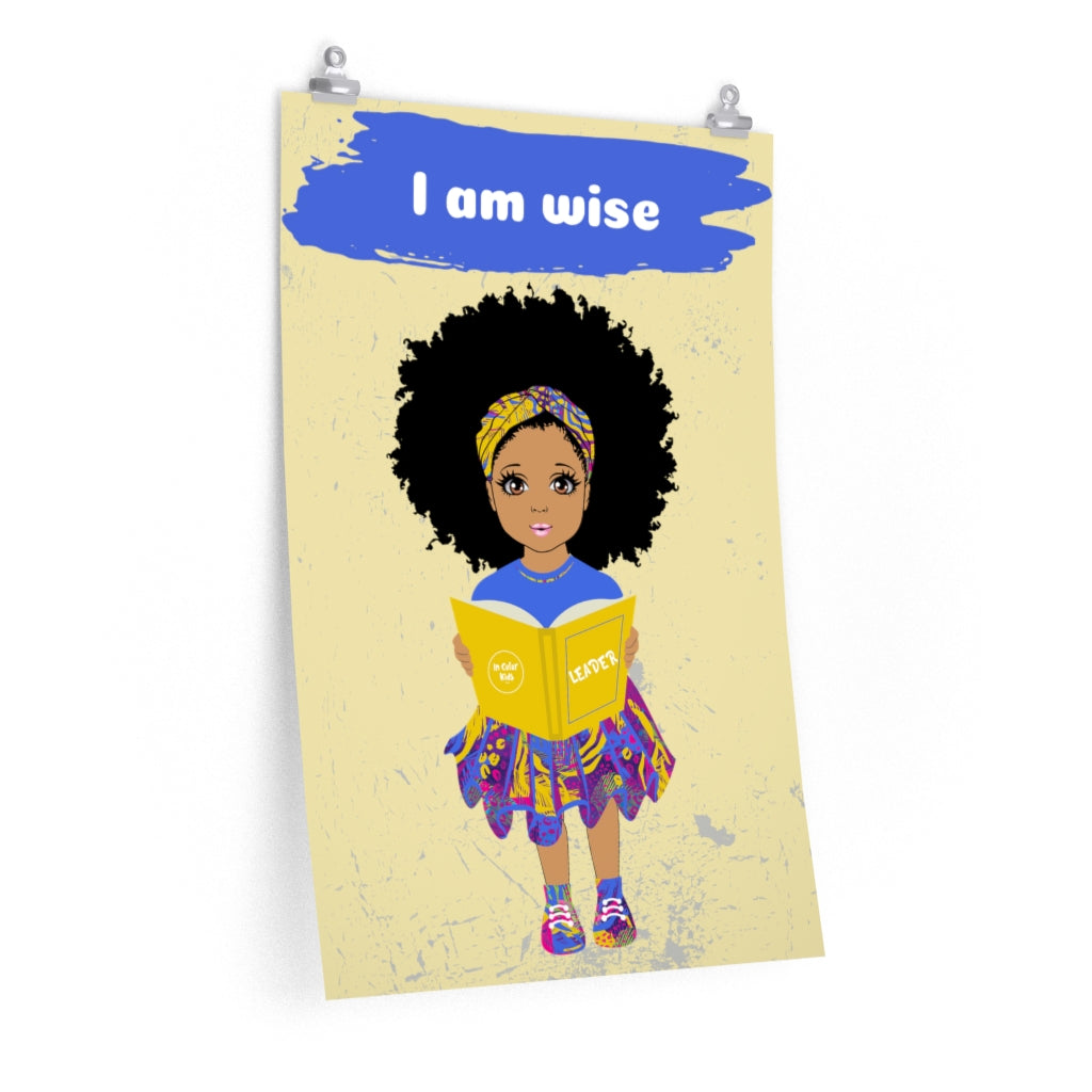 Wise Girl Poster - Mocha