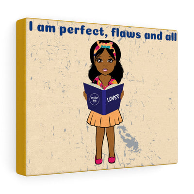Flaws and All Girl Canvas - Caramel