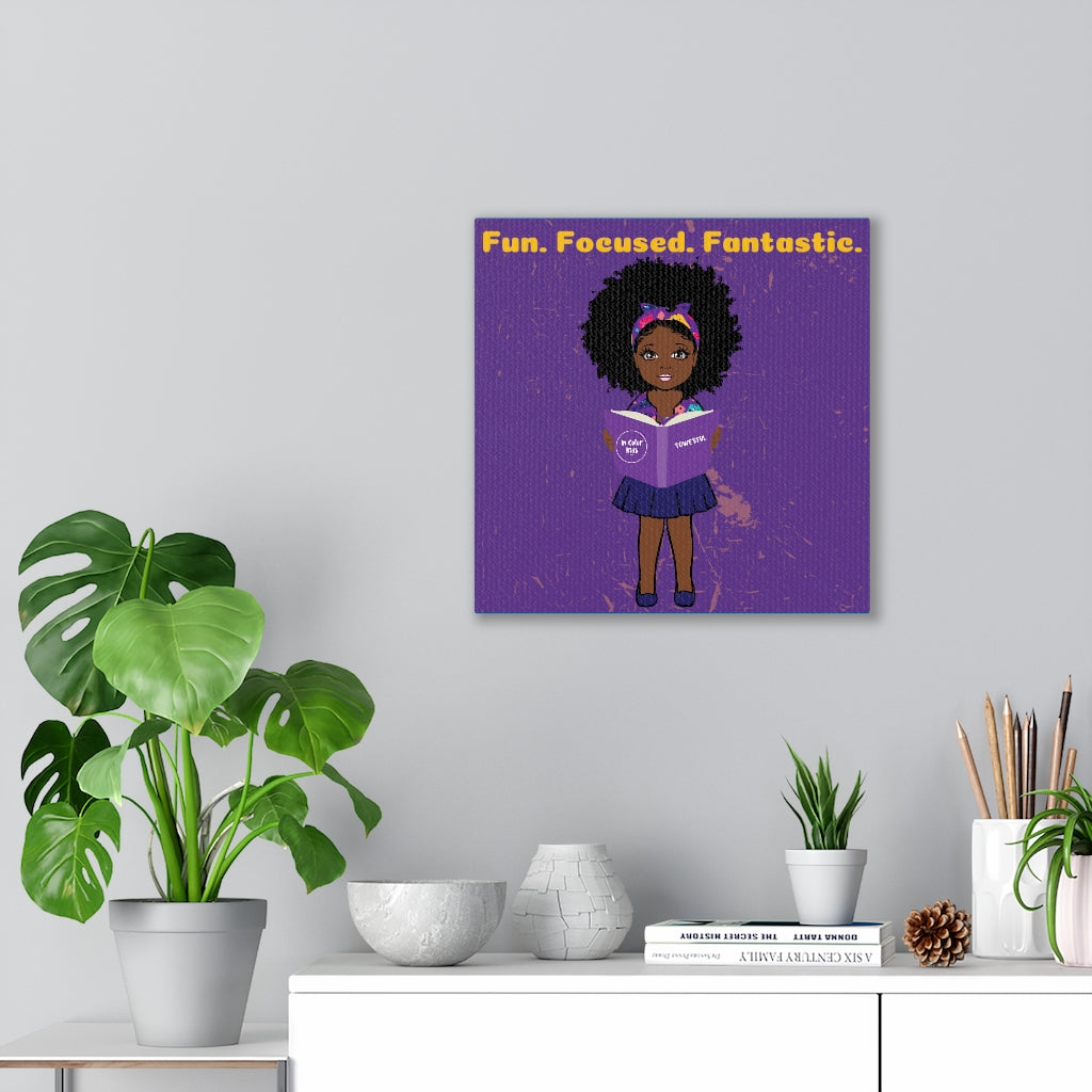 Fantastic Girl Canvas - Chocolate