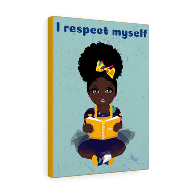 Respected Girl Canvas - Cocoa
