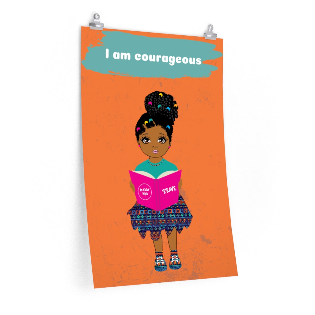 Courageous Girl Poster - Caramel