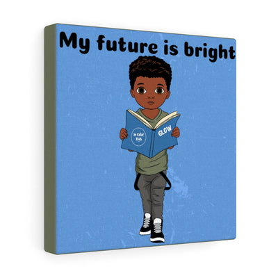 Bright Future Boy Canvas - Almond