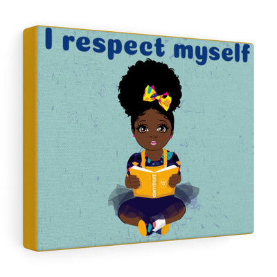 Respected Girl Canvas - Chocolate