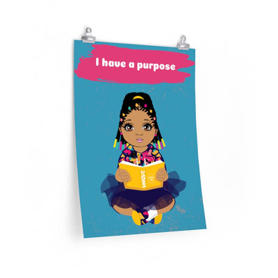 Purposeful Girl Poster - Mocha