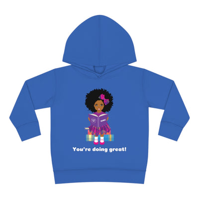 Doing Great Girl Pullover Hoodie - Caramel