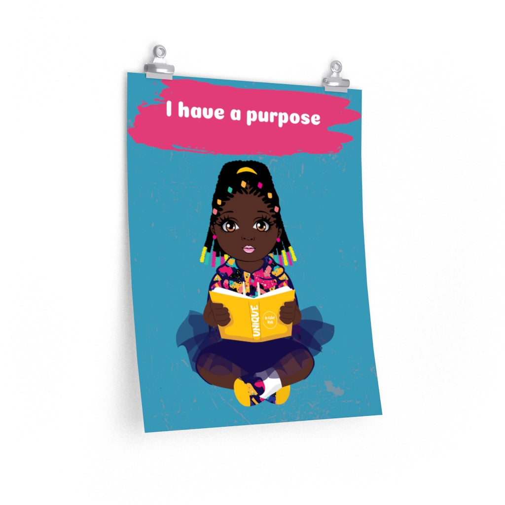Purposeful Girl Poster - Cocoa