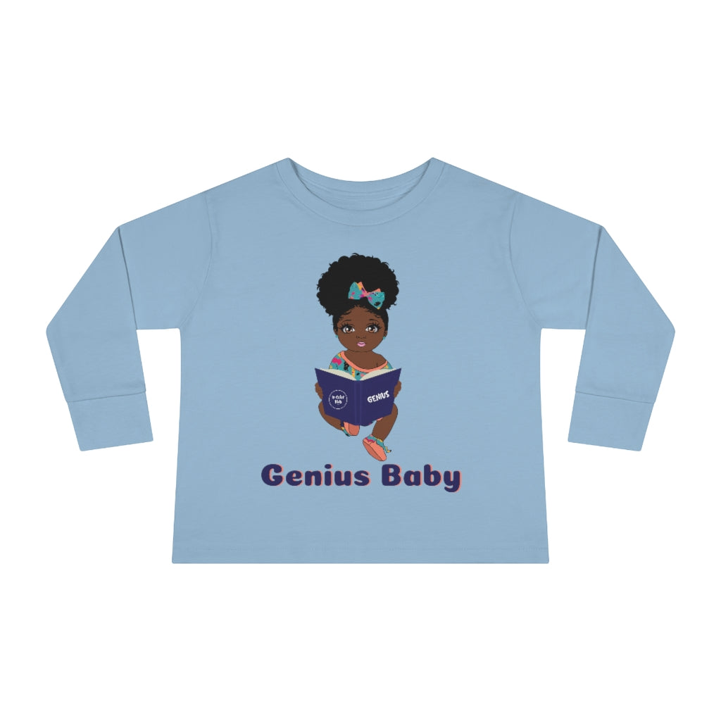 Genius Baby Long Sleeve Shirt - Chocolate