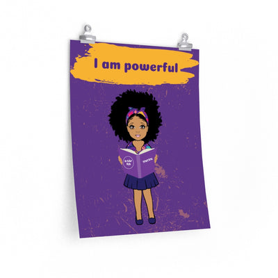 Powerful Girl Poster - Mocha