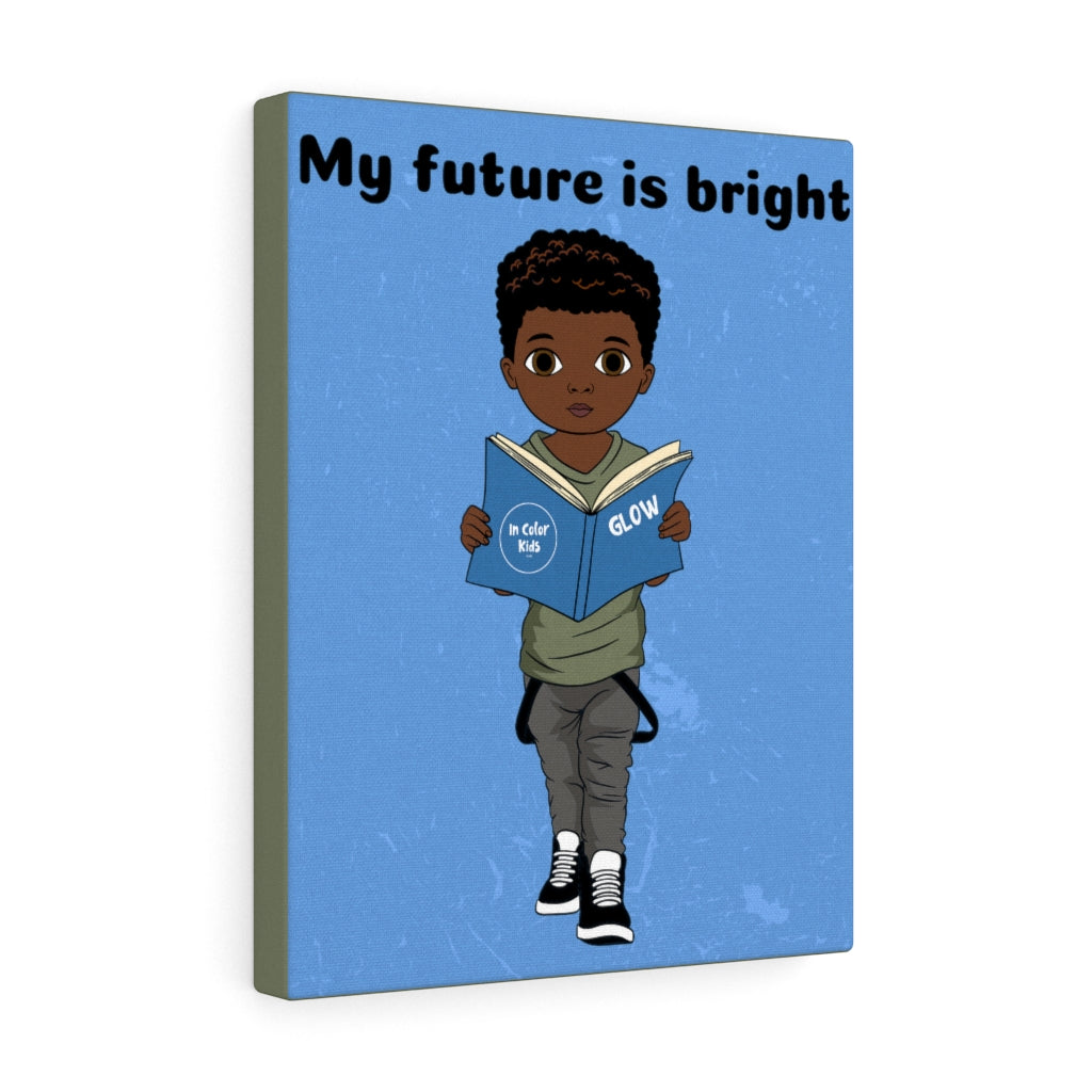 Bright Future Boy Canvas - Chocolate