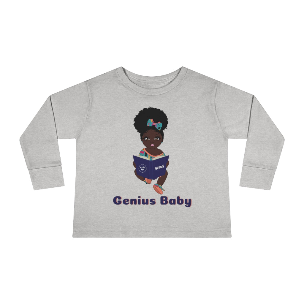 Genius Baby Long Sleeve Shirt - Cocoa