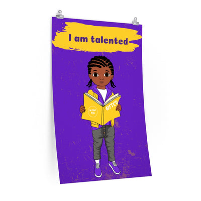 Talented Boy Poster - Almond