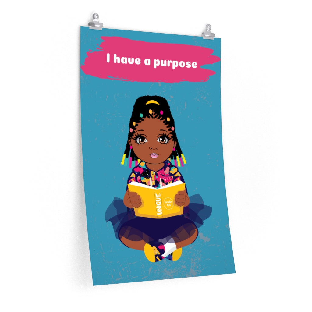 Purposeful Girl Poster - Cinnamon
