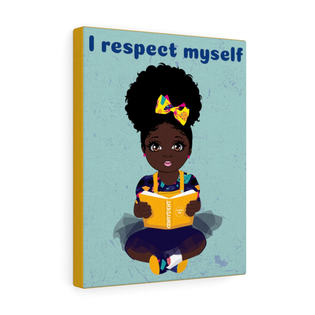 Respected Girl Canvas - Cocoa
