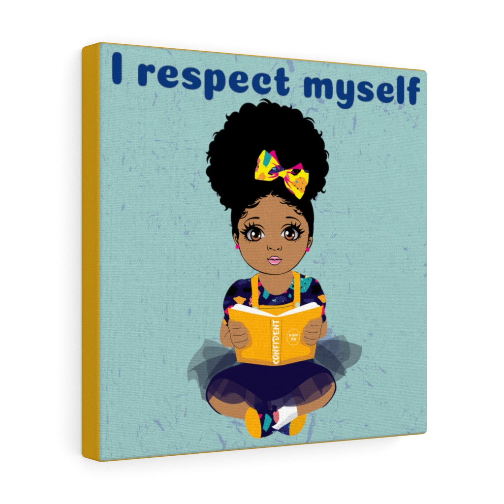 Respected Girl Canvas - Mocha
