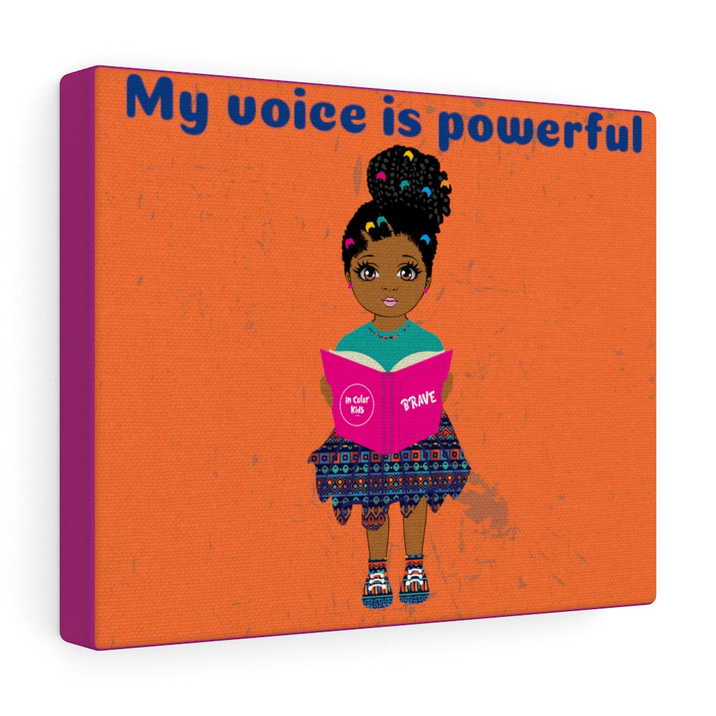 Powerful Girl Canvas - Caramel