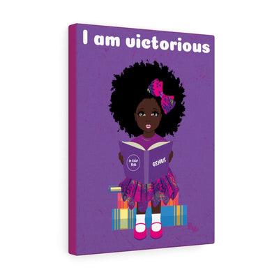 Victorious Girl Canvas - Cocoa