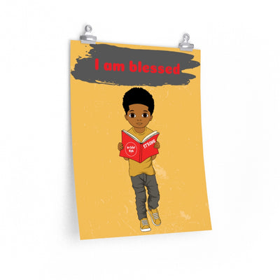 Blessed Boy Poster - Caramel