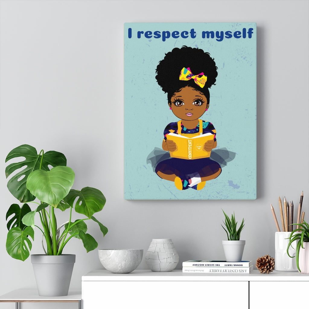 Respected Girl Canvas - Caramel