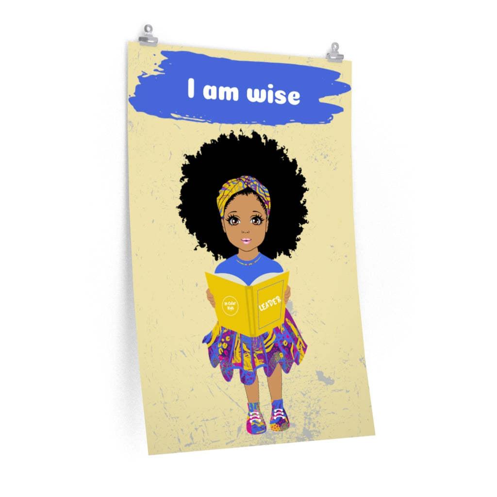 Wise Girl Poster - Mocha