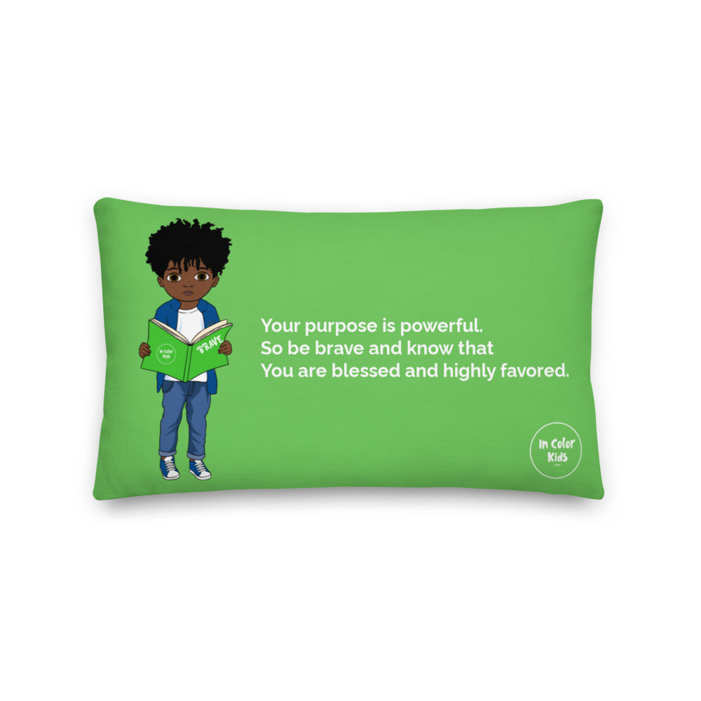Brave Luxe Pillow - Chocolate