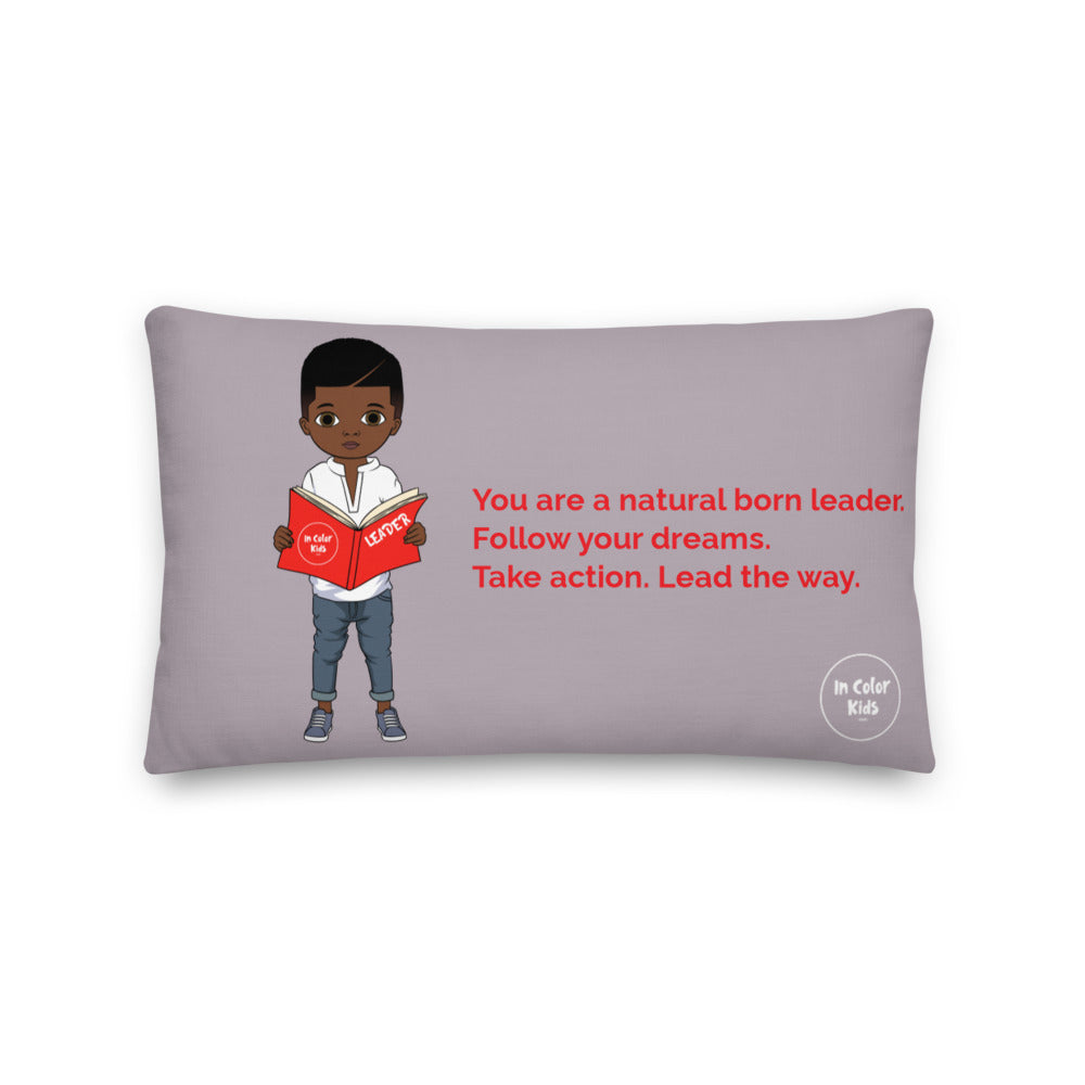 Leader Luxe Pillow - Chocolate