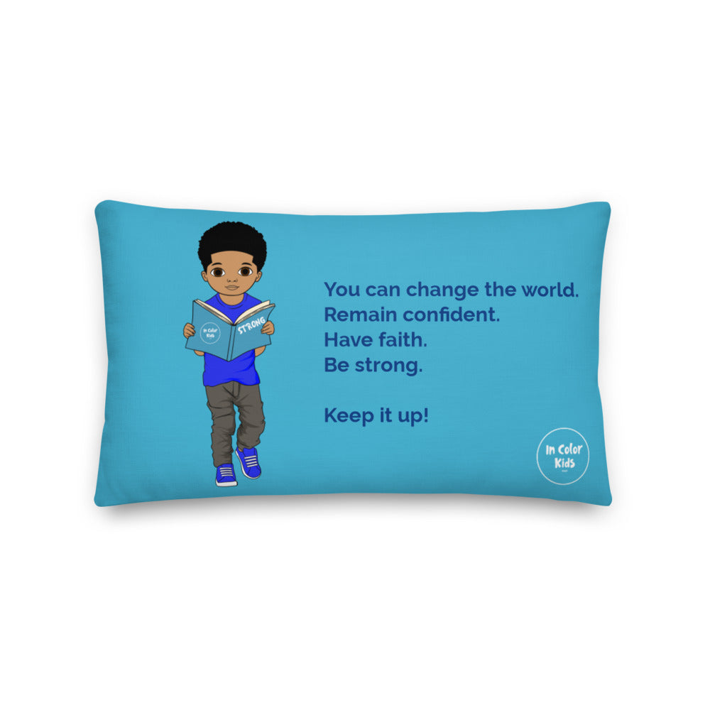 Change the World Luxe Pillow - Mocha