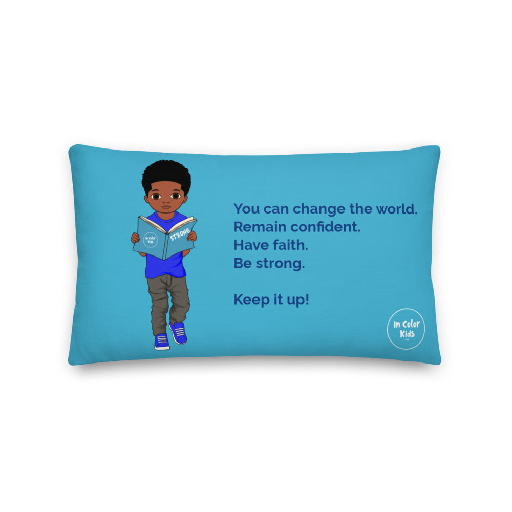 Change the World Luxe Pillow - Almond