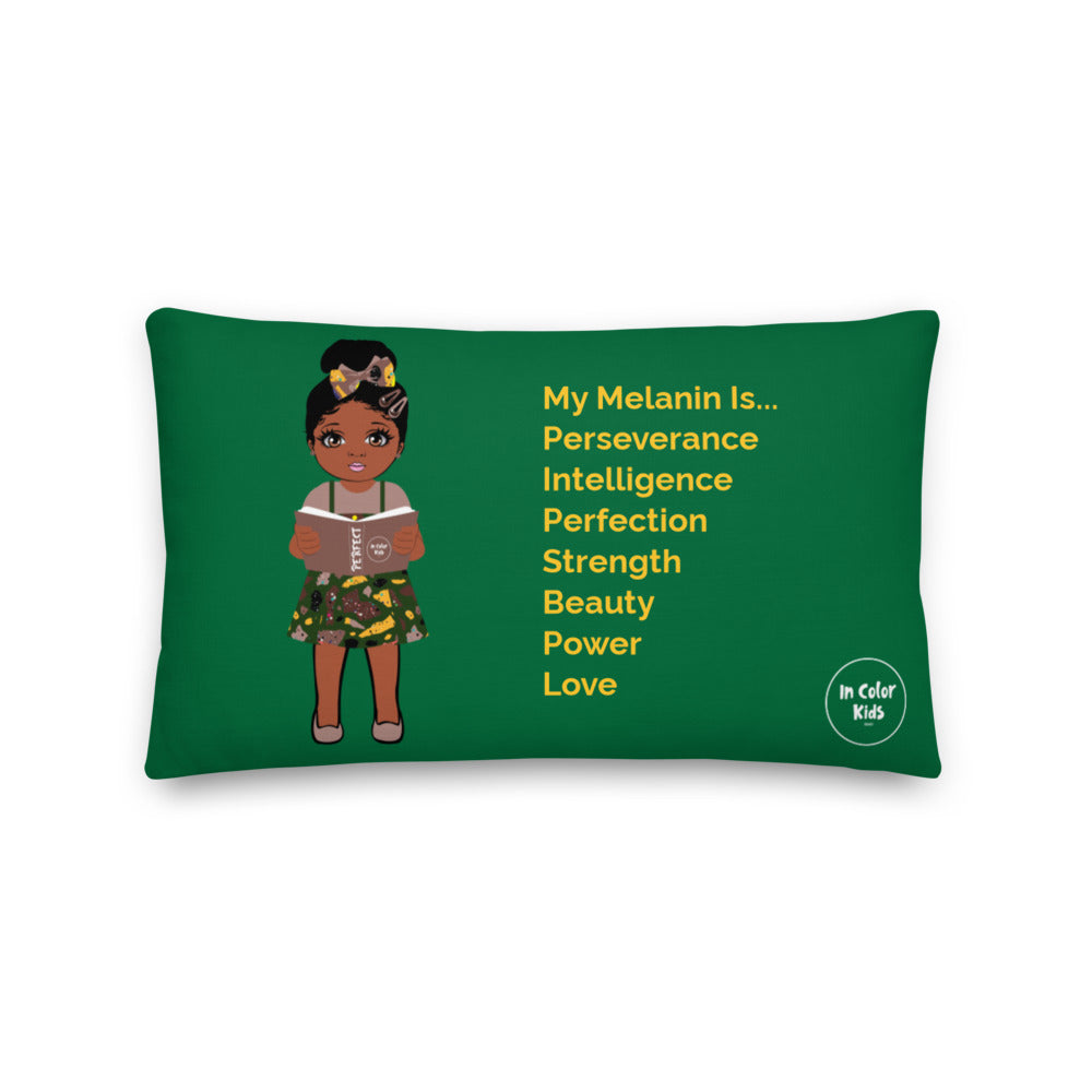 My Melanin Luxe Pillow - Cinnamon