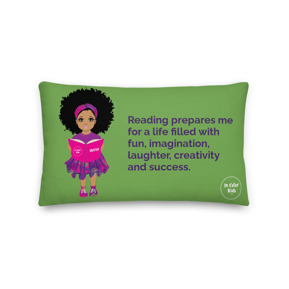 Literacy Luxe Pillow - Mocha