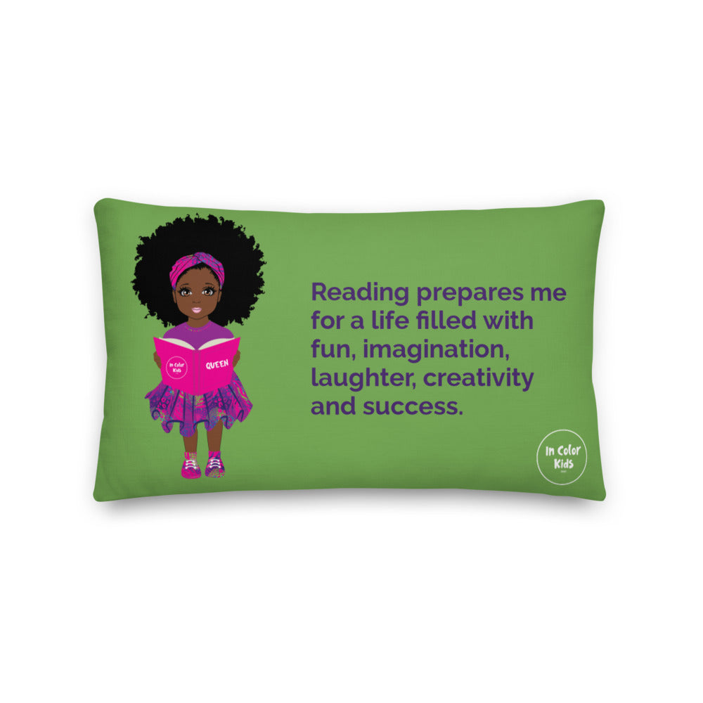 Literacy Luxe Pillow - Chocolate