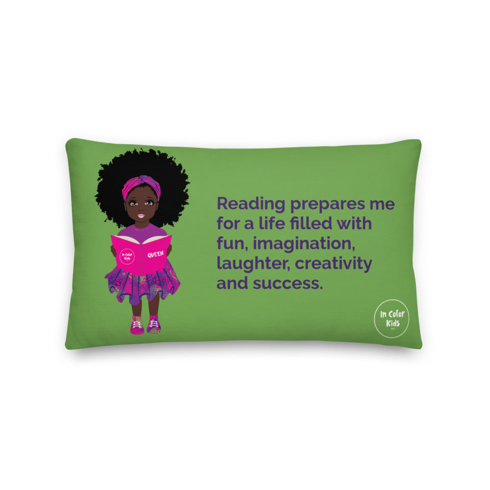 Literacy Luxe Pillow - Cocoa