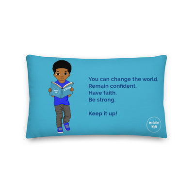Change the World Luxe Pillow - Caramel
